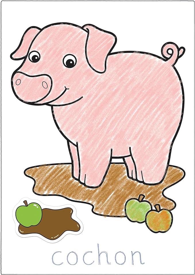 Orchard Toys - Cahier � Colorier D'Autocollants De La Ferme