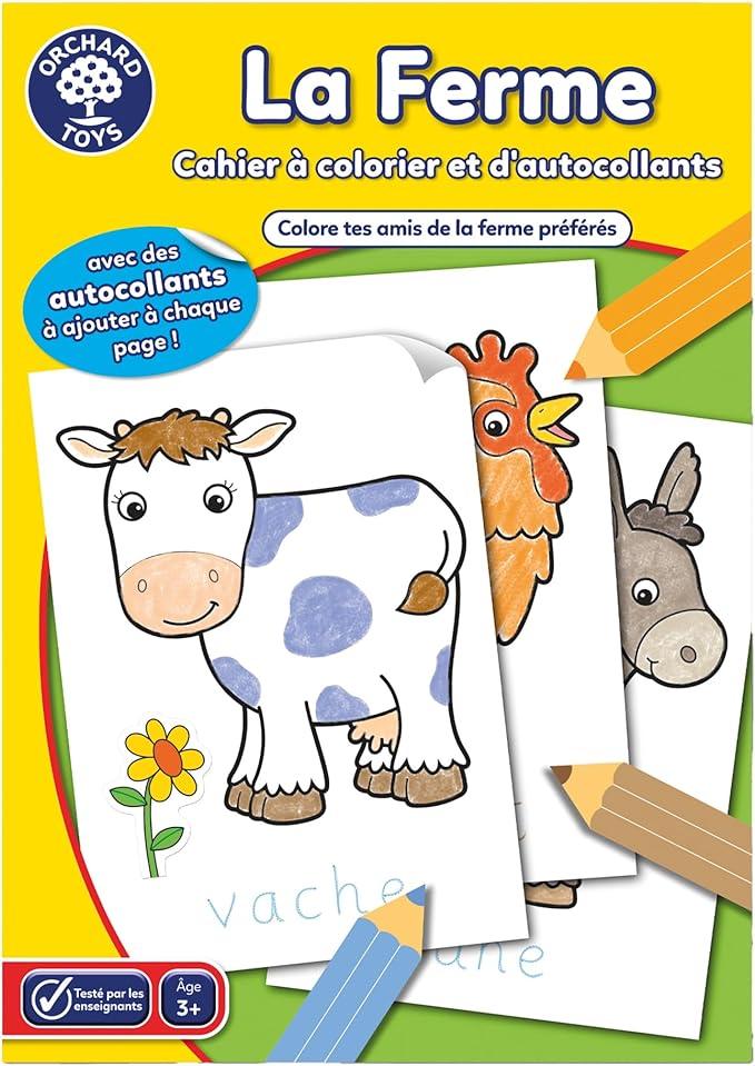 Orchard Toys - Cahier � Colorier D'Autocollants De La Ferme