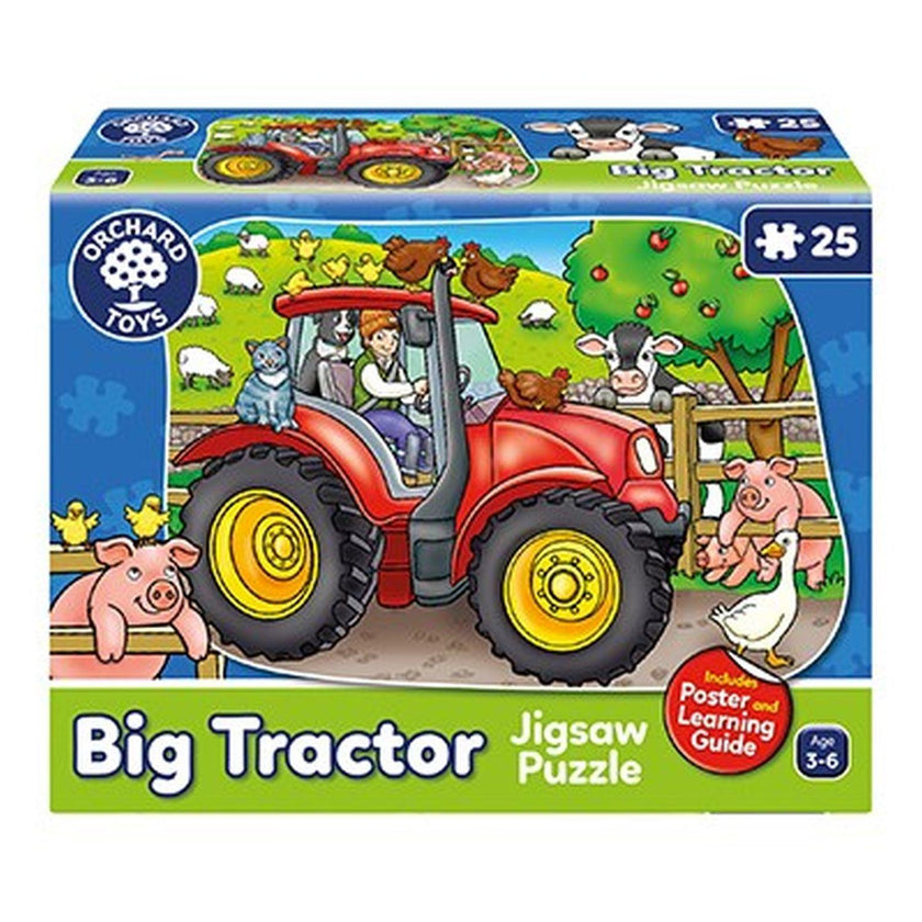 Orchard Toys - Floor - Big Tractor (25-Piece Puzzle)