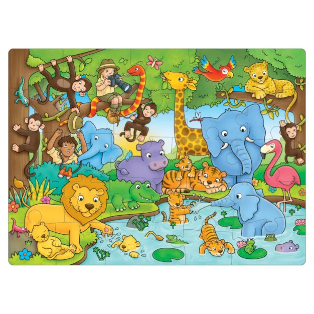 Orchard Toys - Who'sin The Jungle (Poster) (25-Piece Puzzle)