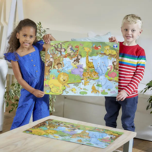Orchard Toys - Who'sin The Jungle (Poster) (25-Piece Puzzle)