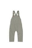 Organic Cotton Kingston Overall - Gingham Grape Leaf | Jamie Kay