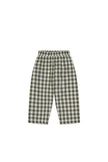 Organic Cotton Kingston Pant - Gingham Grape Leaf | Jamie Kay