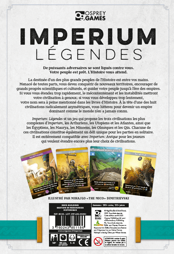 Origames - Imperium - Légendes
