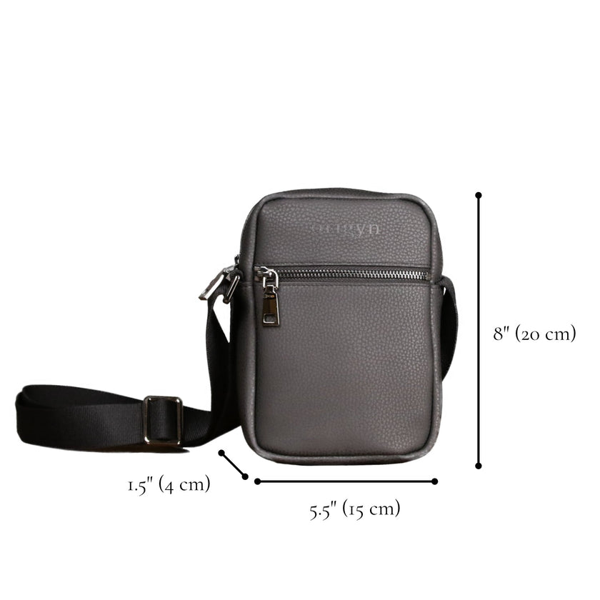 Origyn 02 - Plant-Based Vegan Leather Cross-body Handbag - Made with MIRUM®