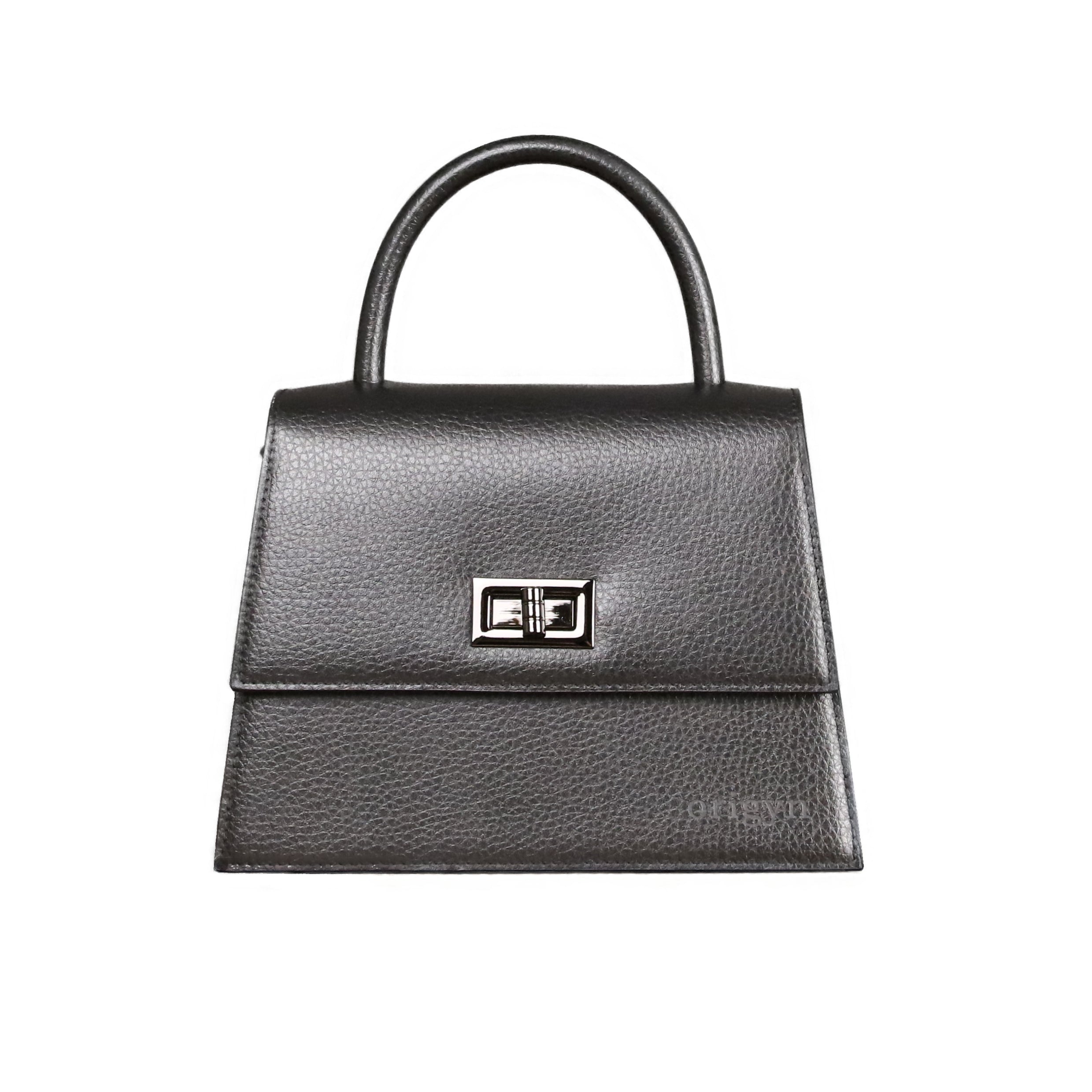 Origyn 03 - Plant-Based Vegan Leather Kelly Bag - Made with MIRUM®