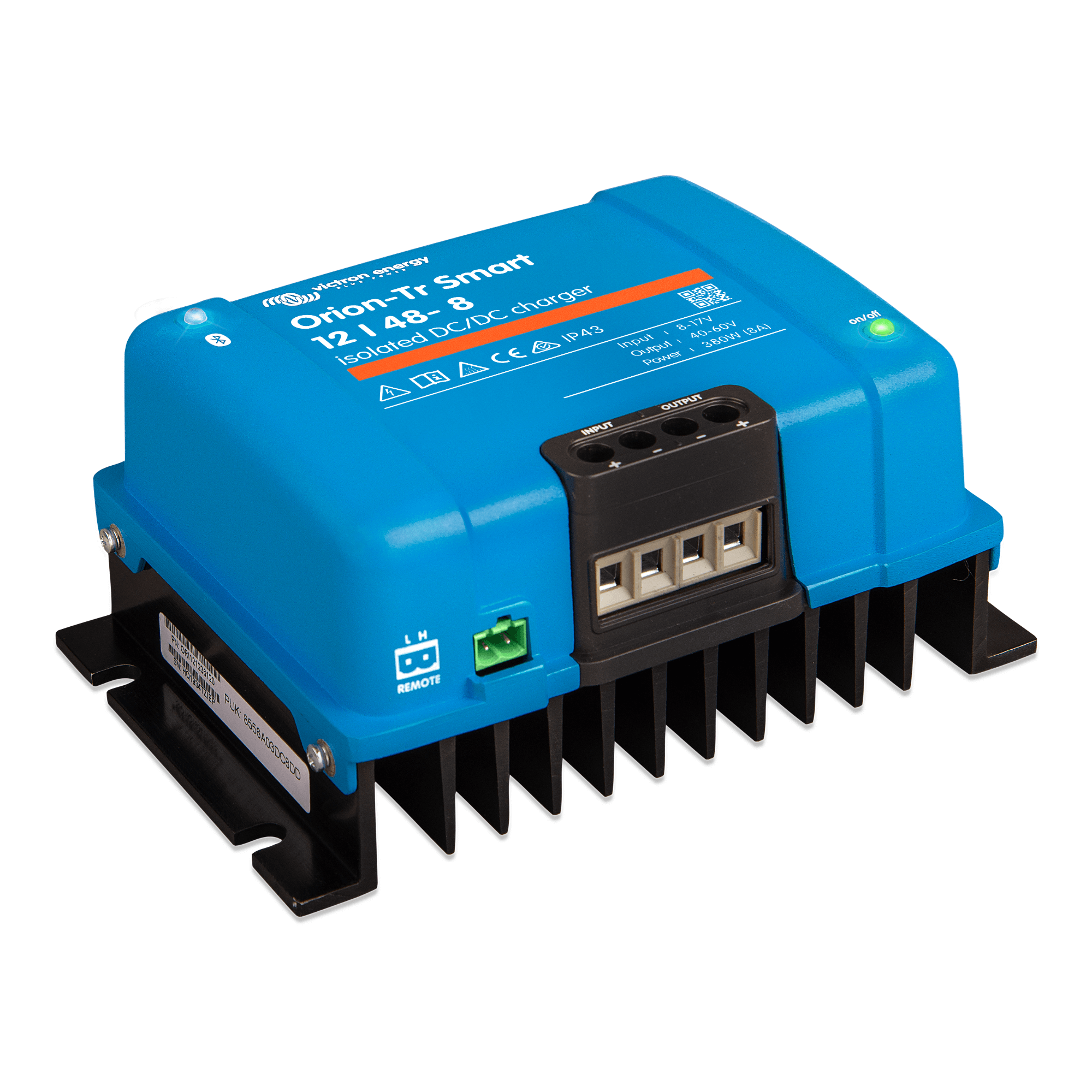 Victron Energy – Orion-Tr Smart 12/48-8A (380W) Isolated DC-DC Charger | ORI124838120