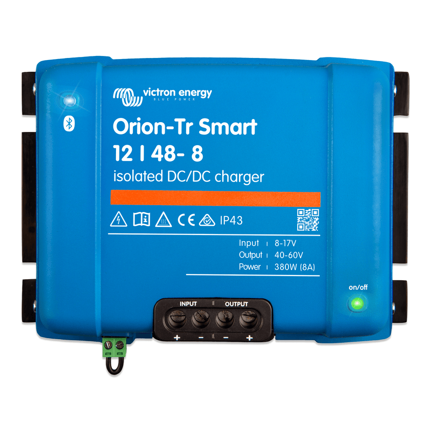 Victron Energy – Orion-Tr Smart 12/48-8A (380W) Isolated DC-DC Charger | ORI124838120