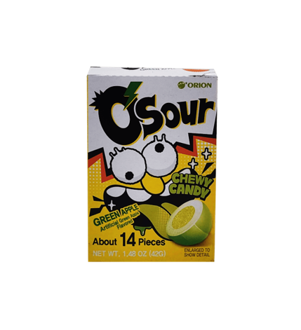 Orion OSour Green Apple (42G) [Best Before Date: 2025.05.05]