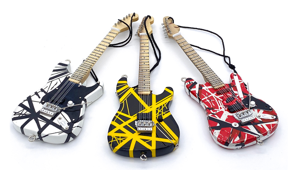 EVH Bumblebee Guitar Holiday Ornament - 6