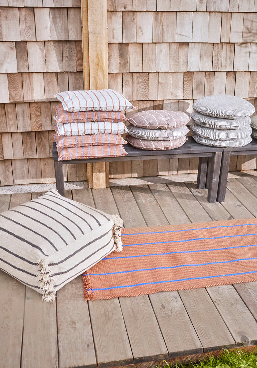 Outdoor Kyoto Cushion Square - Pale Blue