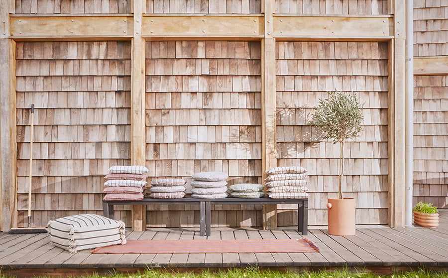 Outdoor Kyoto Cushion Square - Dark Caramel