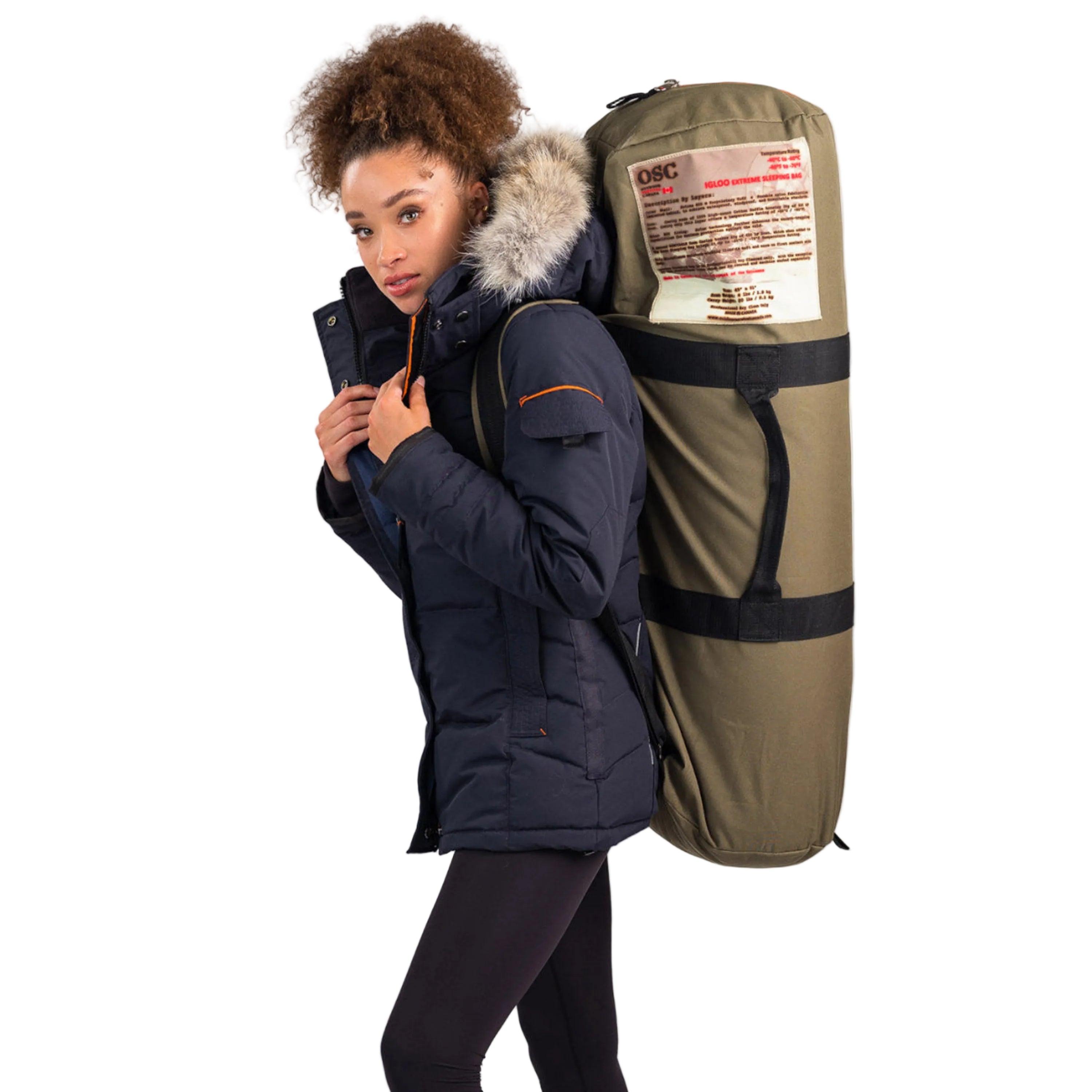 Outdoor Survival Canada Igloo Oversize Layered Down Sleeping Bags -60C/-76F