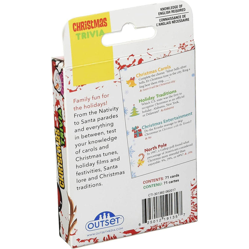 Outset Media - Christmas Trivia Card Game