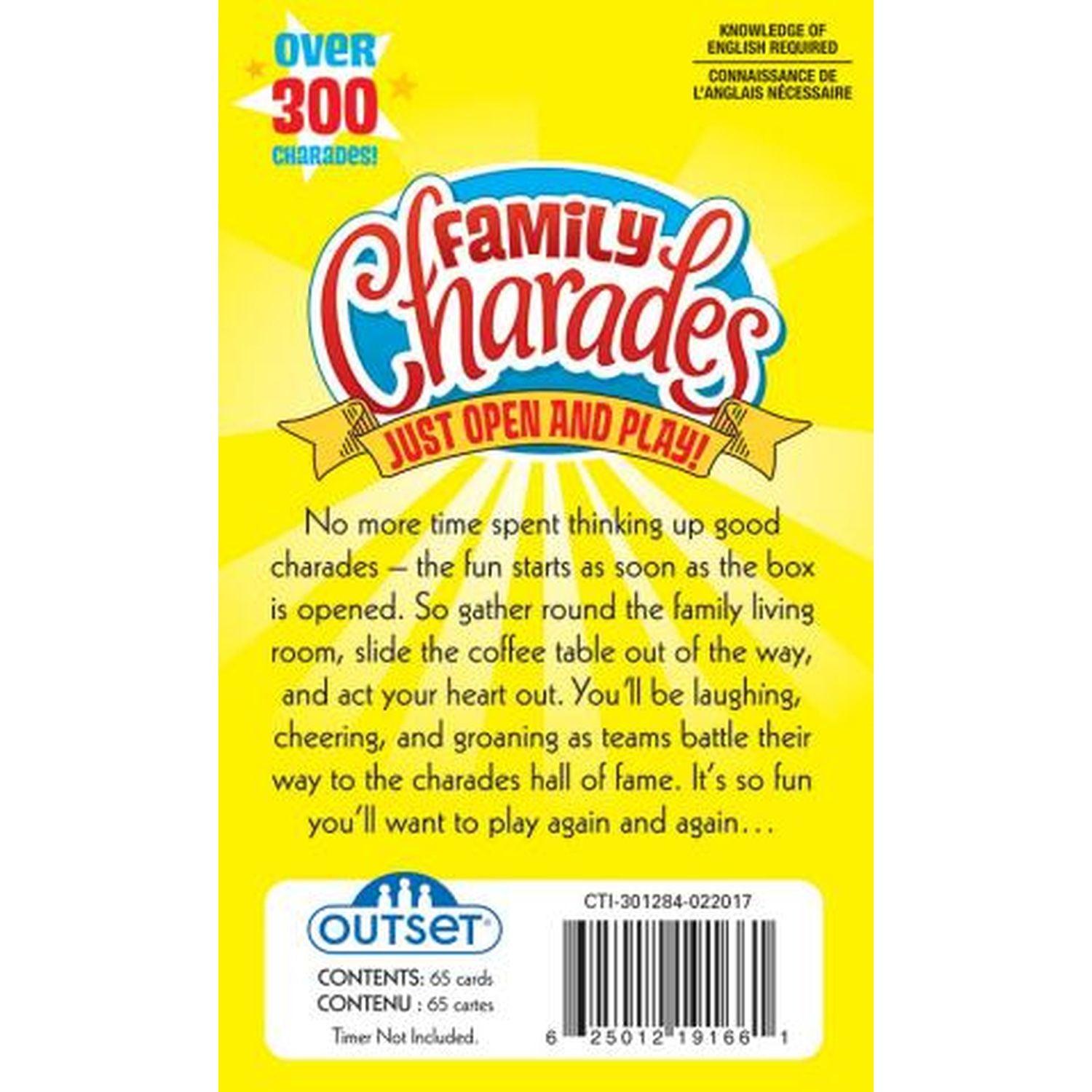 Outset Media - Family Charades Card Game