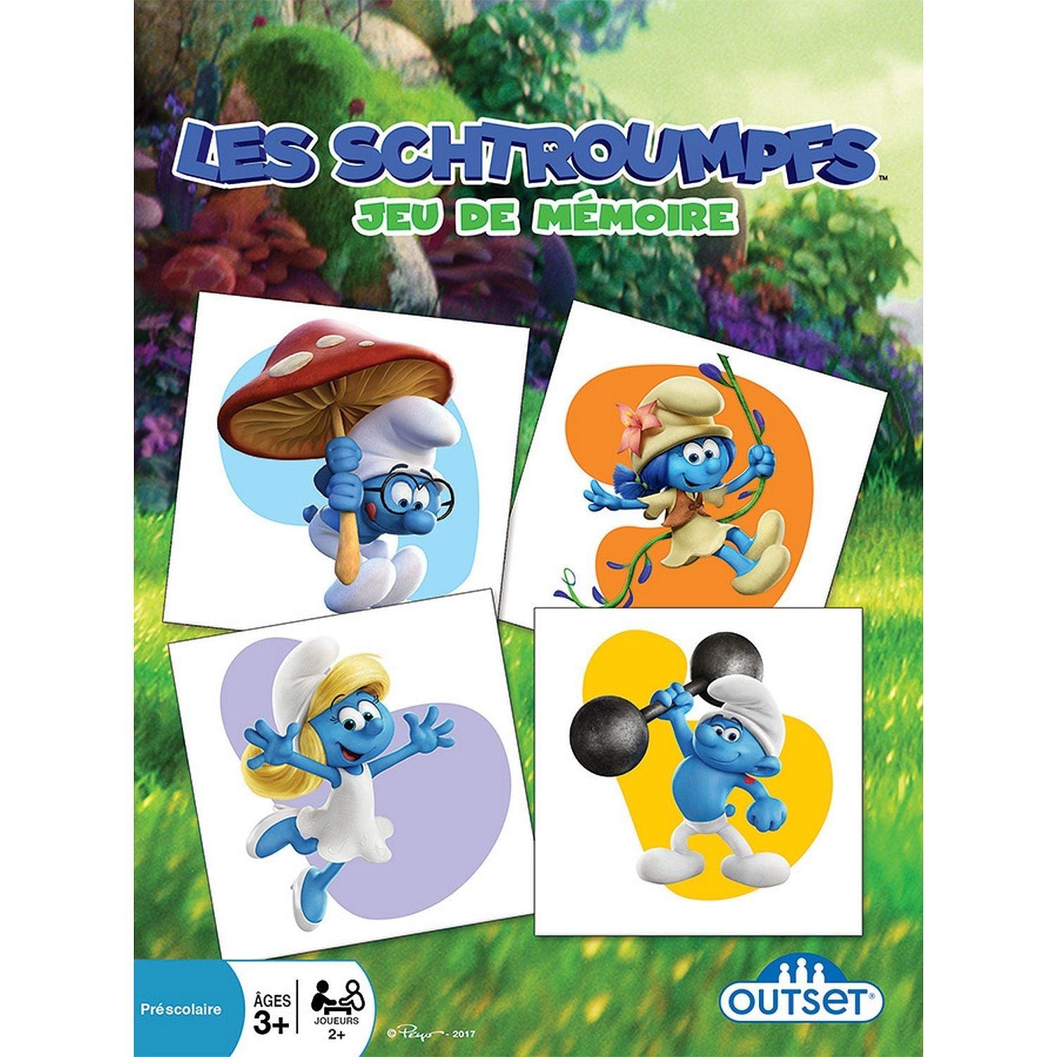 Outset Media - Les Schtroumpfs - Jeu de Memoire (FR)