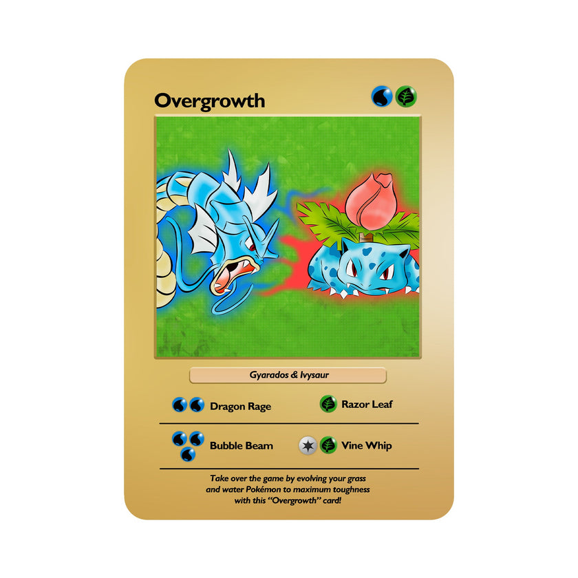 Overgrowth Theme Metal Orica Card