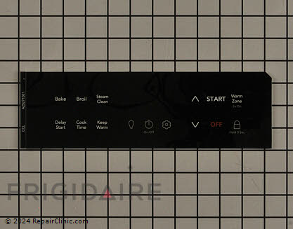 Overlay de commande de four Frigidaire 5304534821 noir