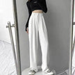Oversized Women's Drape Suit Pants Loose Straight Leg