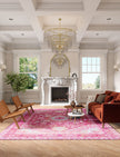 Ozana Pink Teal Rug