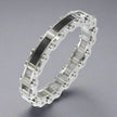 GoSteel Men's Stainless Steel Bike Link Bracelet