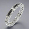 GoSteel Men's Stainless Steel Bike Link Bracelet