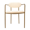 Archer Dining Chair - White/Gold