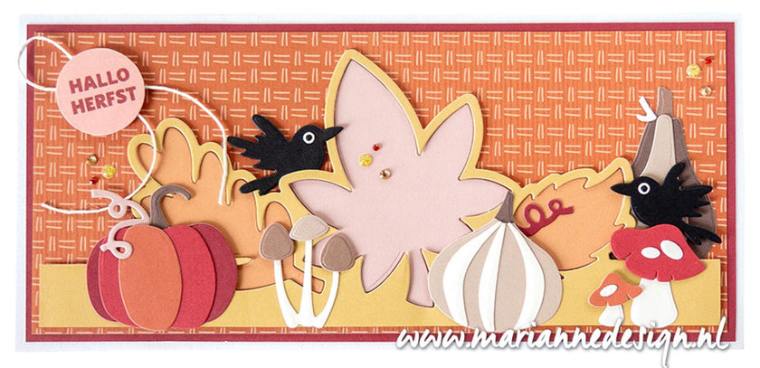 Marianne Design Creatables Die - Layout Autumn Leaves by Marleen