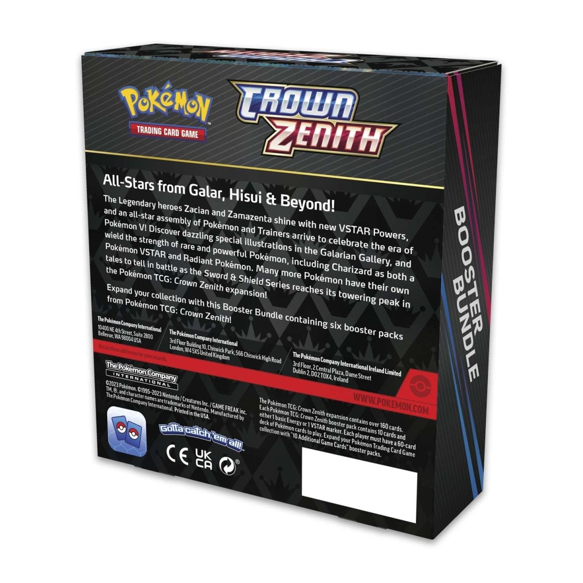 Pokémon TCG - Sword & Shield - Crown Zenith - Booster Bundle