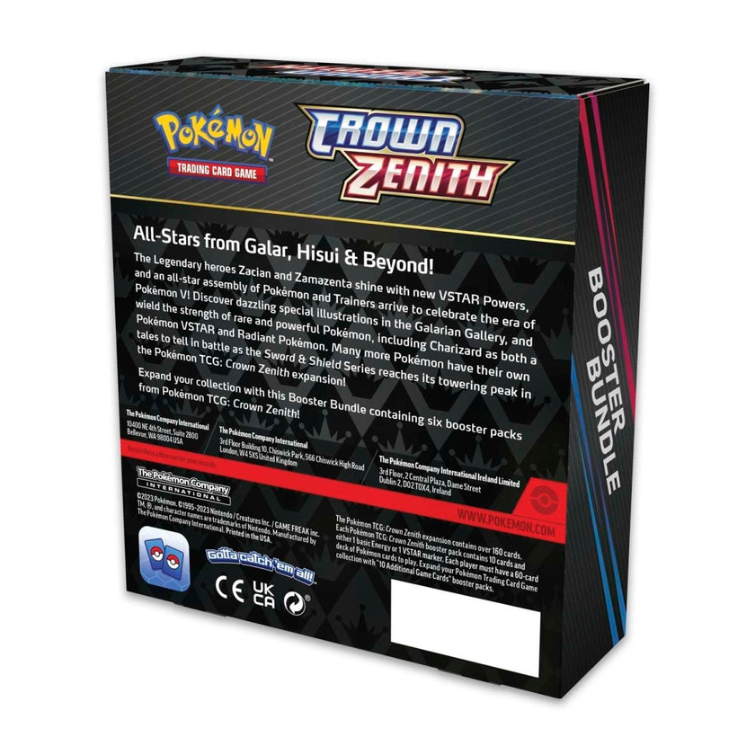 Pokémon TCG - Sword & Shield - Crown Zenith - Booster Bundle