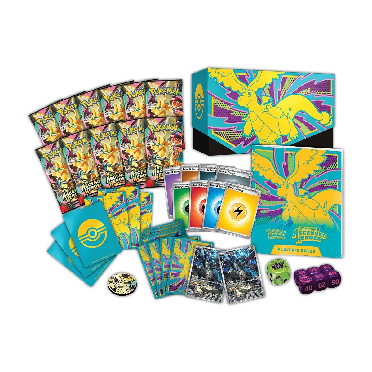Pokémon TCG - Mega Evolution - Ascended Heroes - Elite Trainer Box (Pokemon Center Exclusive)
