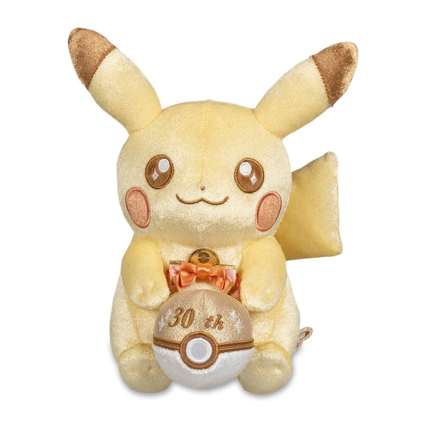 Pikachu 30th Celebration Plush (Pokemon Center US)