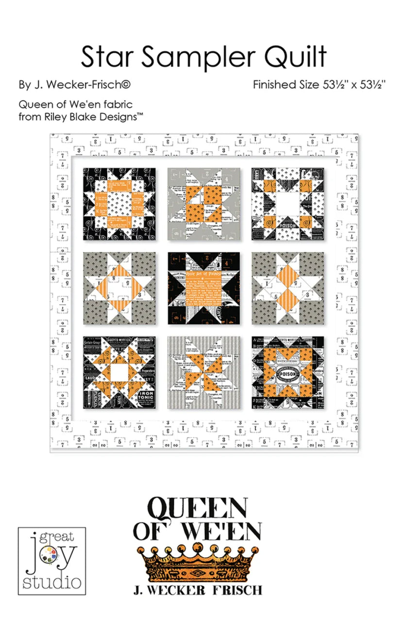 J. Wecker Frisch Star Sampler Quilt Pattern