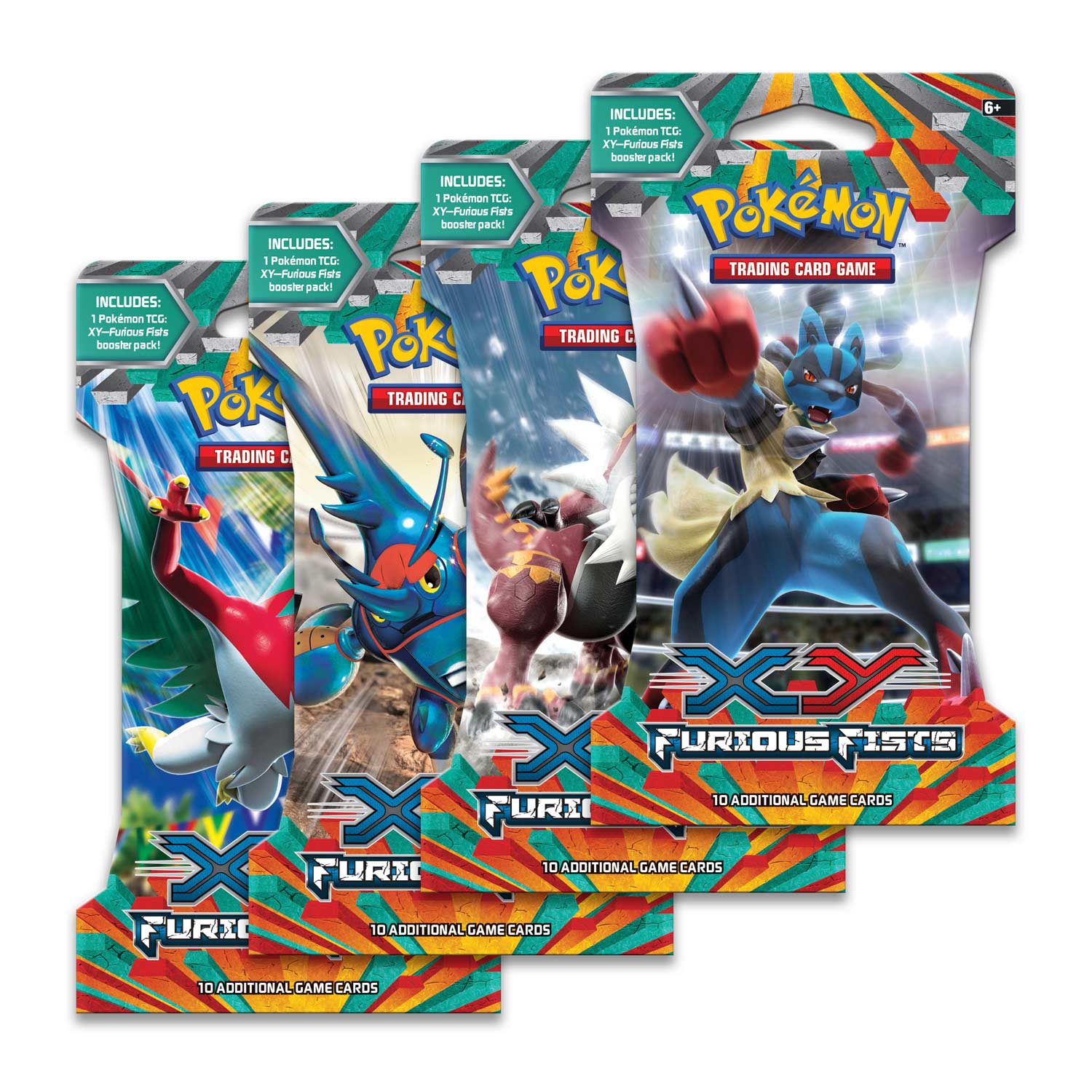 Pokémon TCG - XY - Furious Fists - Sleeved Booster Pack