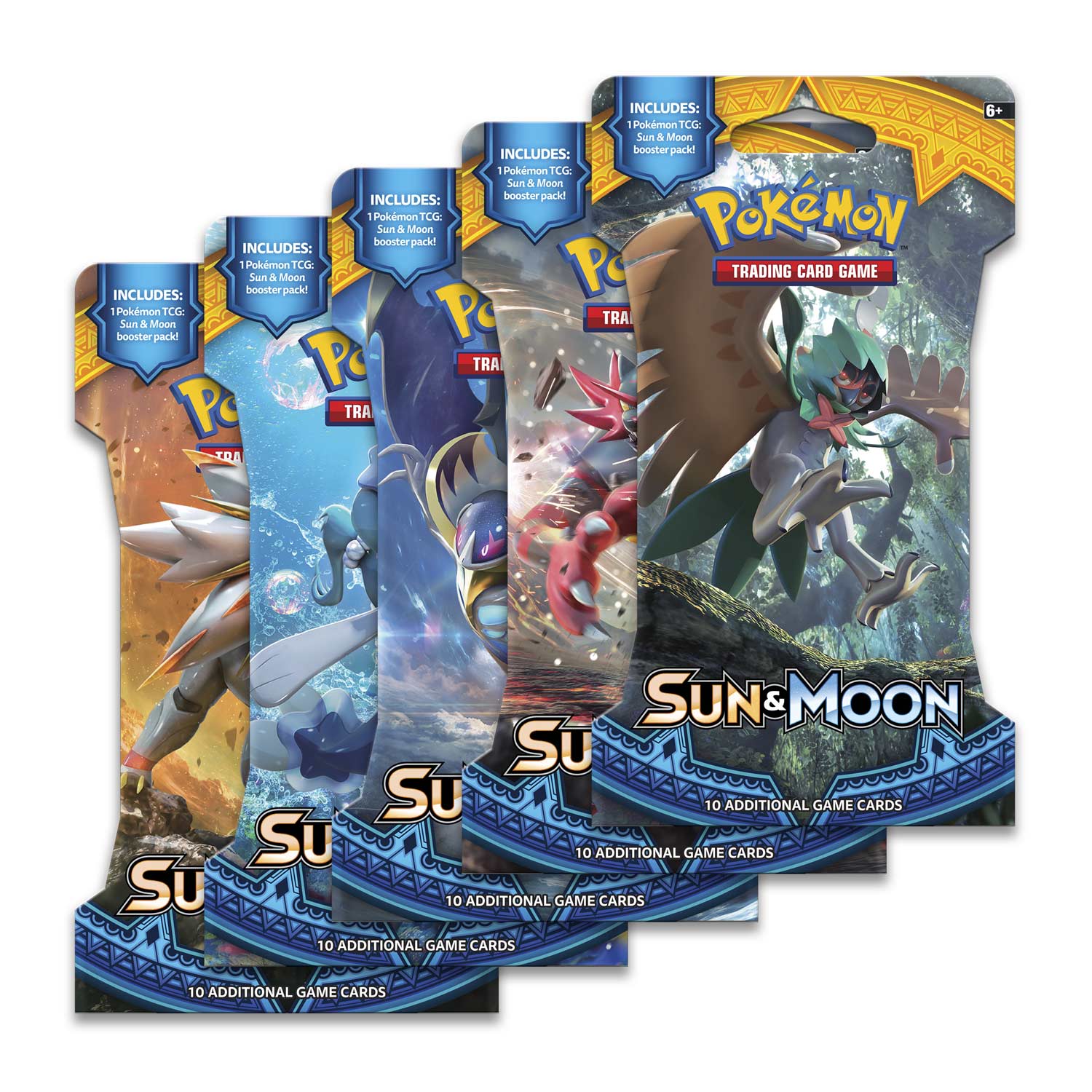 Pokémon TCG - Sun & Moon - Sun & Moon Base - Sleeved Booster Pack