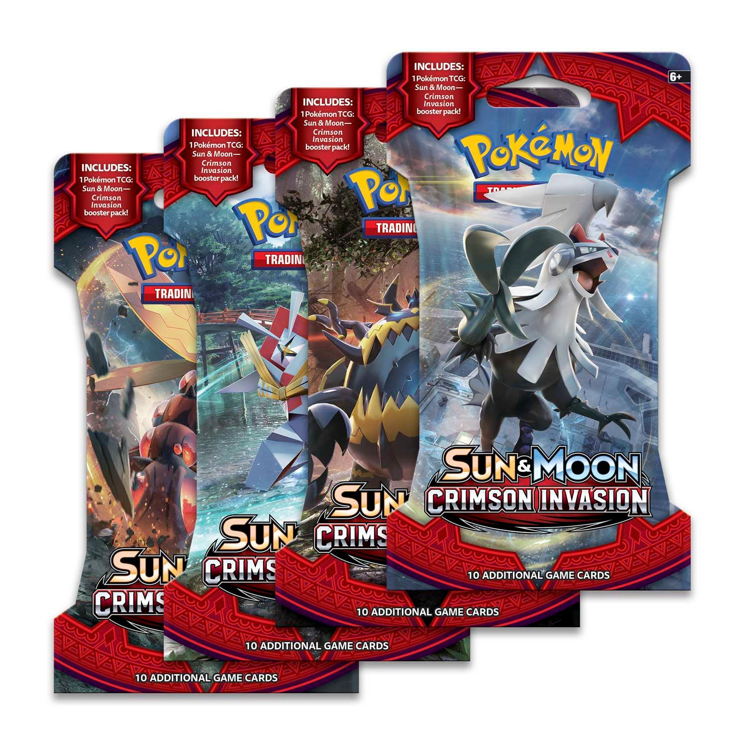 Sun & Moon Crimson Invasion - Pokémon Booster Pack