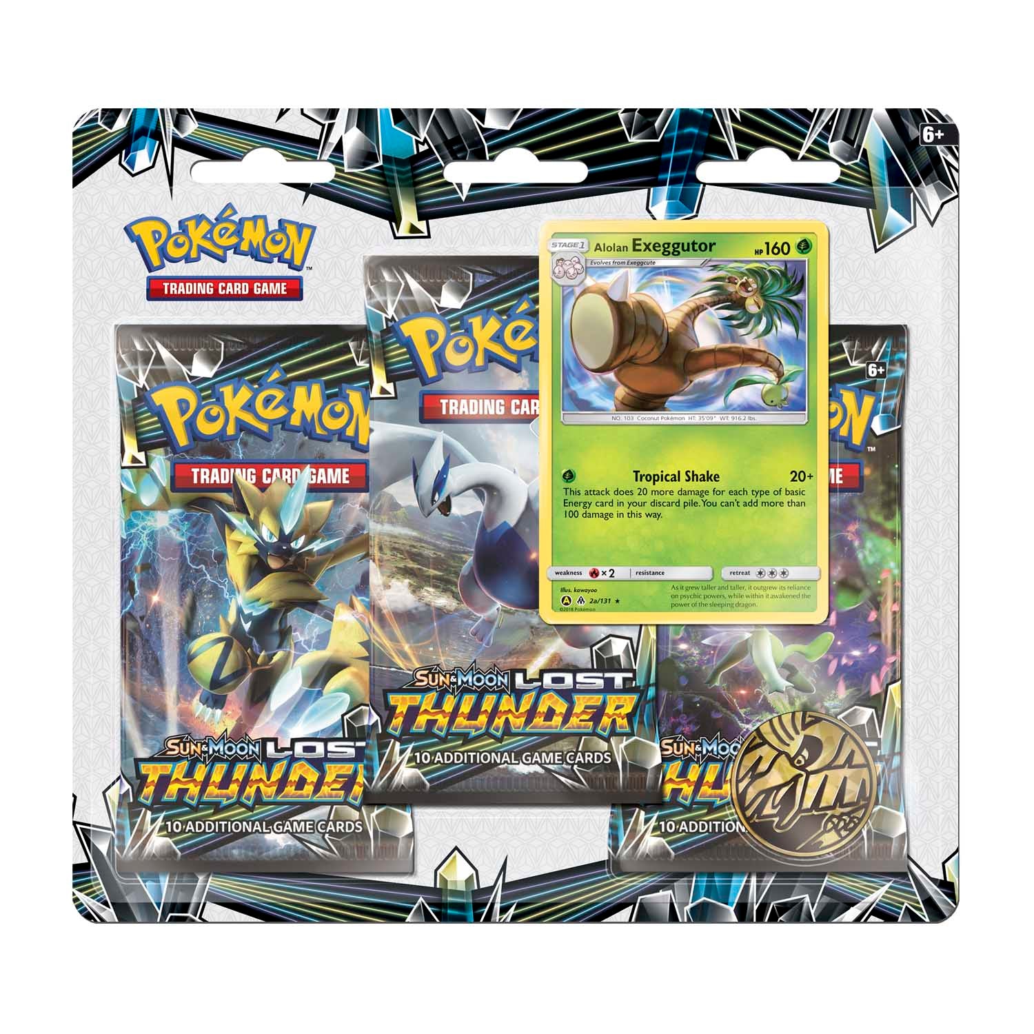 Pokémon TCG - Sun & Moon - Lost Thunder - 3 Packs Blister