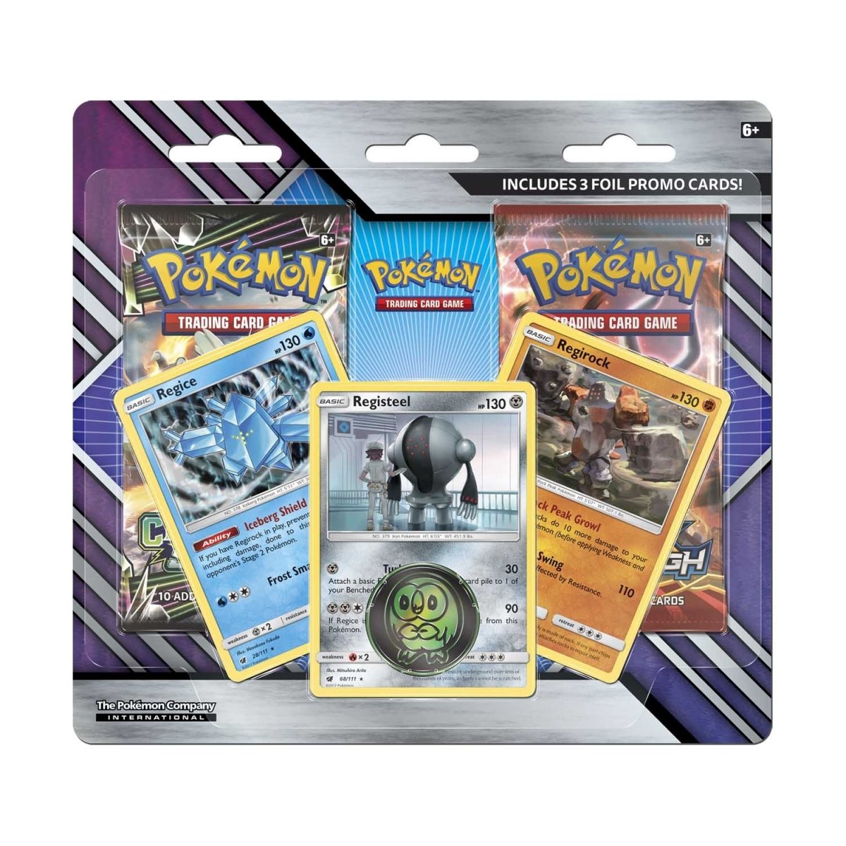 Pokémon TCG - Regice & Registeel & Regirock Promo - 2 Packs Blister