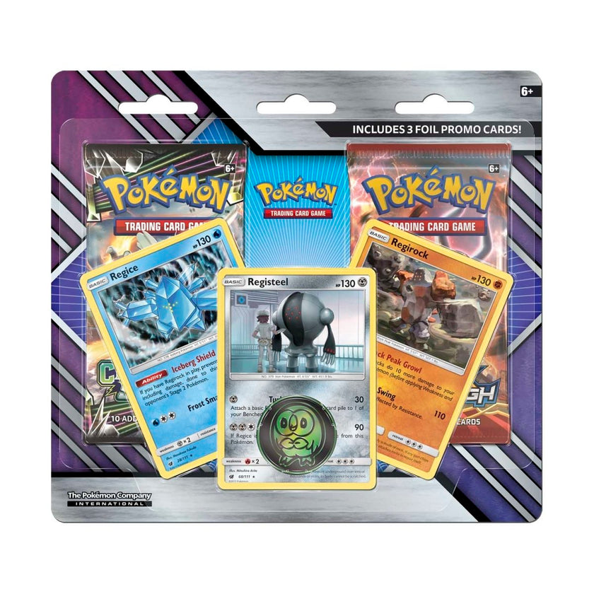 Pokémon TCG - Regice & Registeel & Regirock Promo - 2 Packs Blister