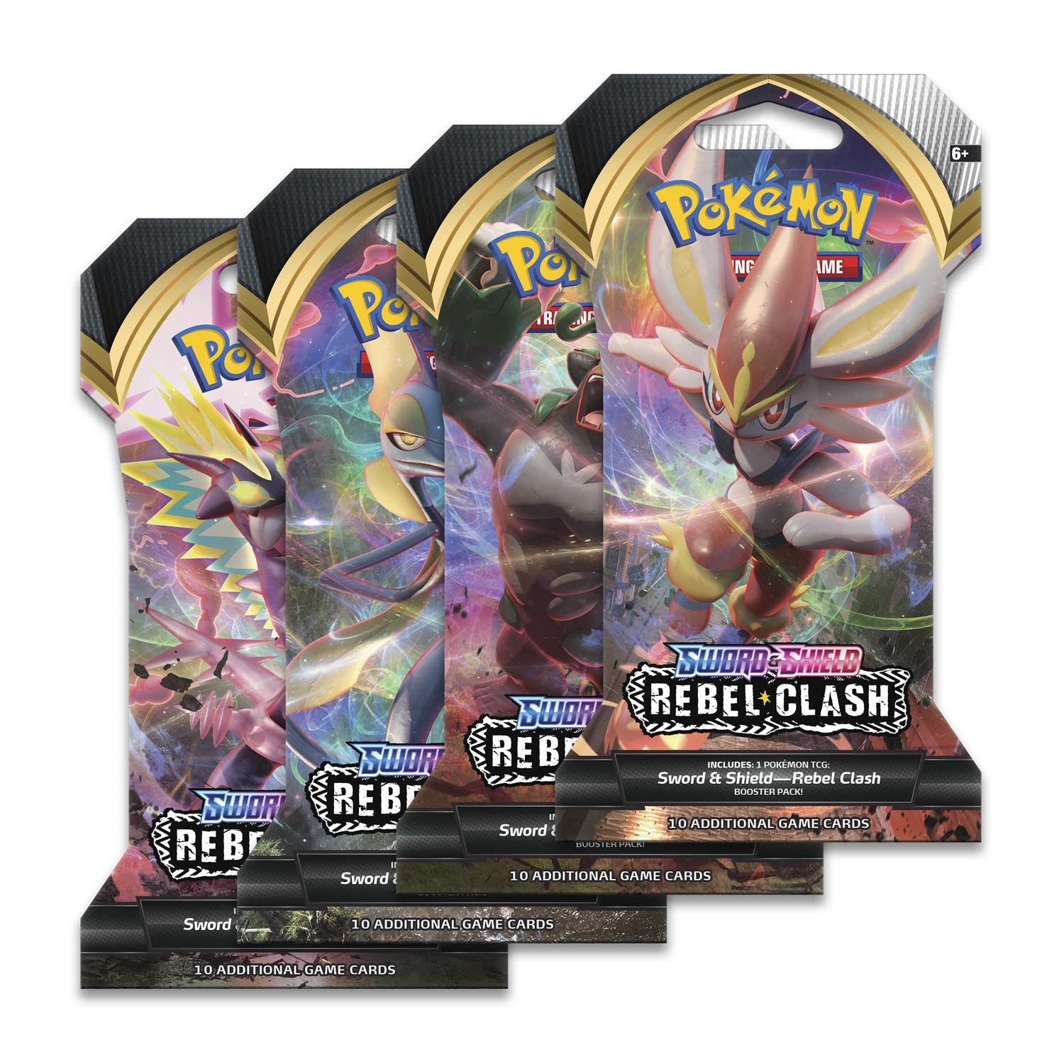 Pokémon TCG - Sword & Shield - Rebel Clash - Sleeved Booster Pack