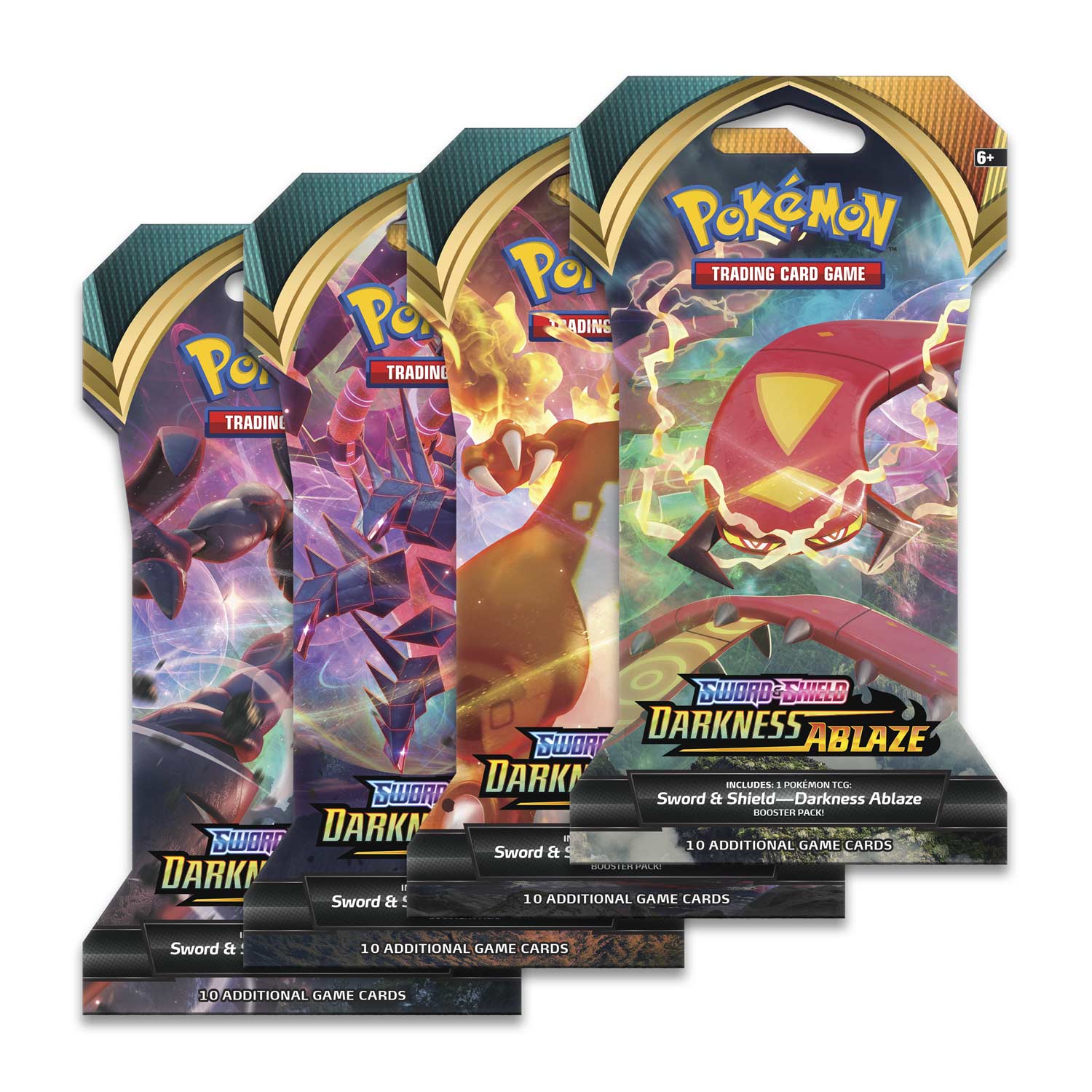 Pokémon TCG - Sword & Shield - Darkness Ablaze - Sleeved Booster Pack