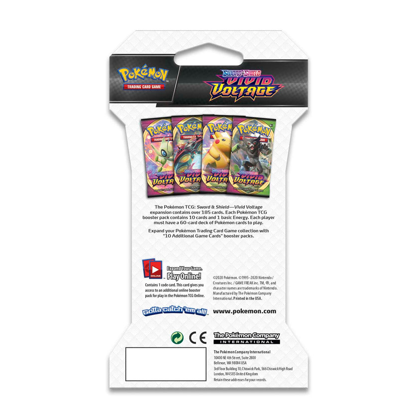 Pokémon TCG - Sword & Shield - Vivid Voltage - Sleeved Booster Pack