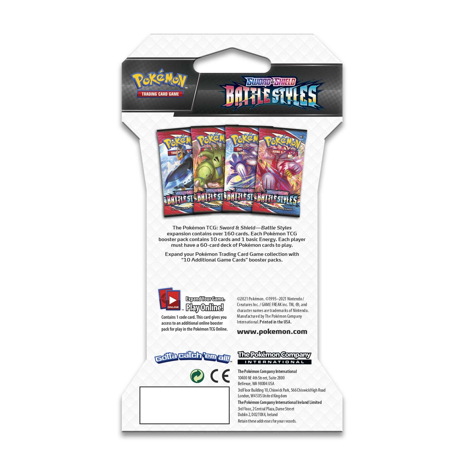 Pokémon TCG - Sword & Shield - Battle Styles - Sleeved Booster Pack