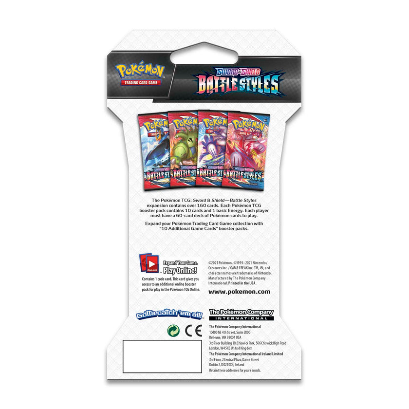 Pokémon TCG - Sword & Shield - Battle Styles - Sleeved Booster Pack