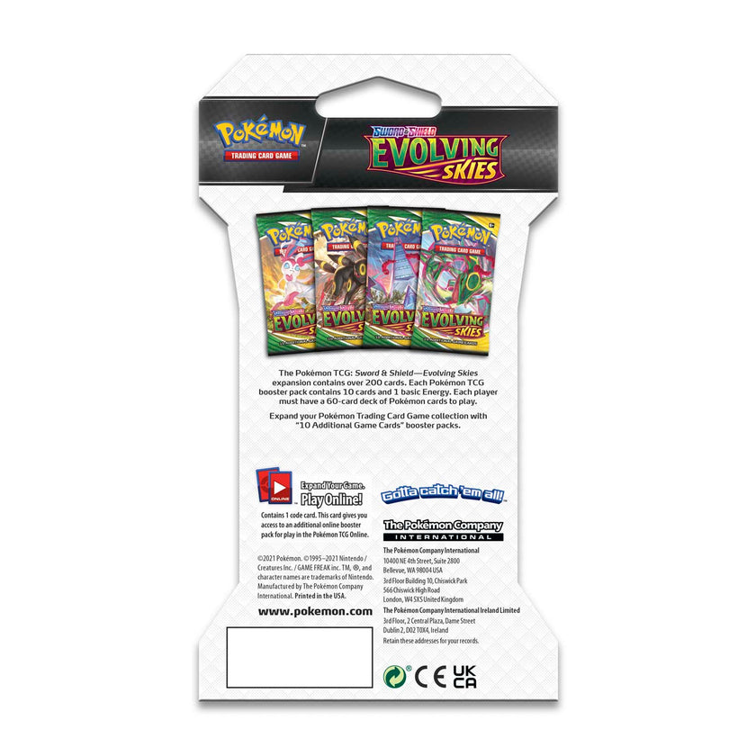 Pokémon TCG - Sword & Shield - Evolving Skies - Sleeved Booster Pack