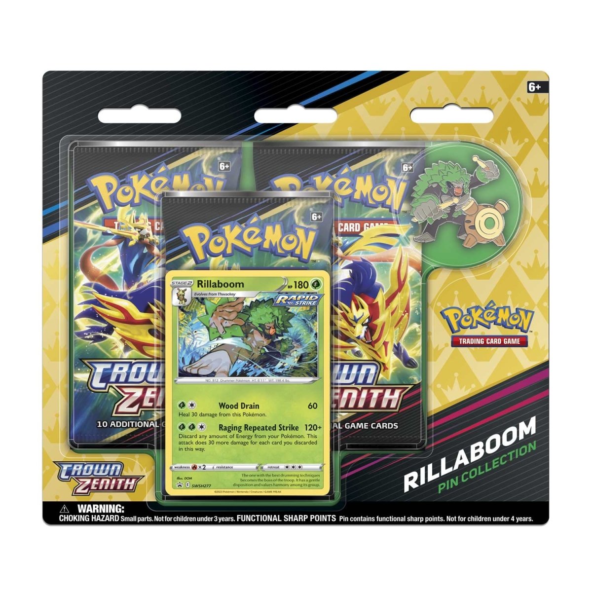 Pokémon TCG - Sword & Shield - Crown Zenith - Pin Collection