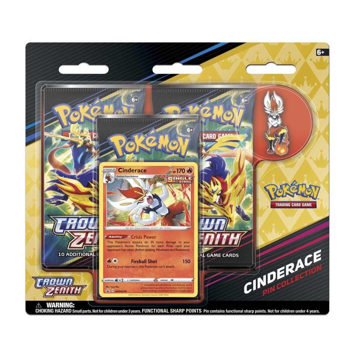 Pokémon TCG - Sword & Shield - Crown Zenith - Pin Collection