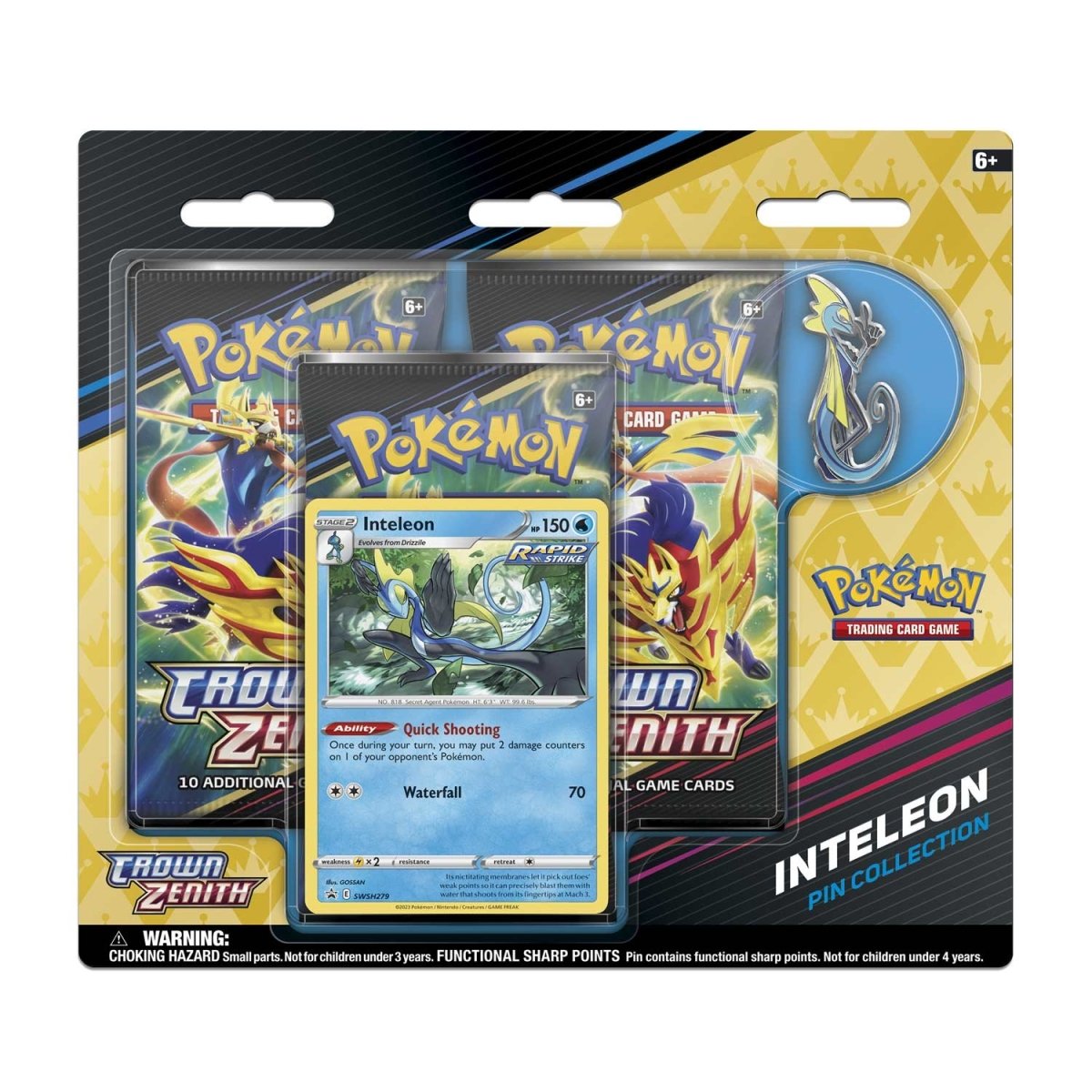 Pokémon TCG - Sword & Shield - Crown Zenith - Pin Collection