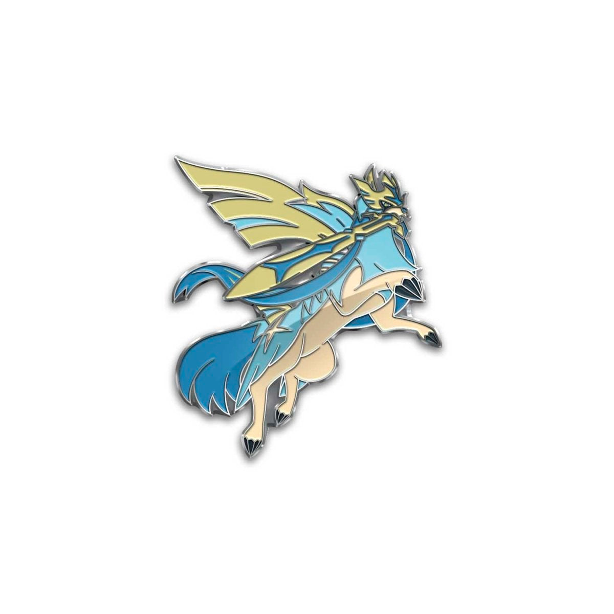 Pokemon - Shiny Zacian Figure & Pin Set