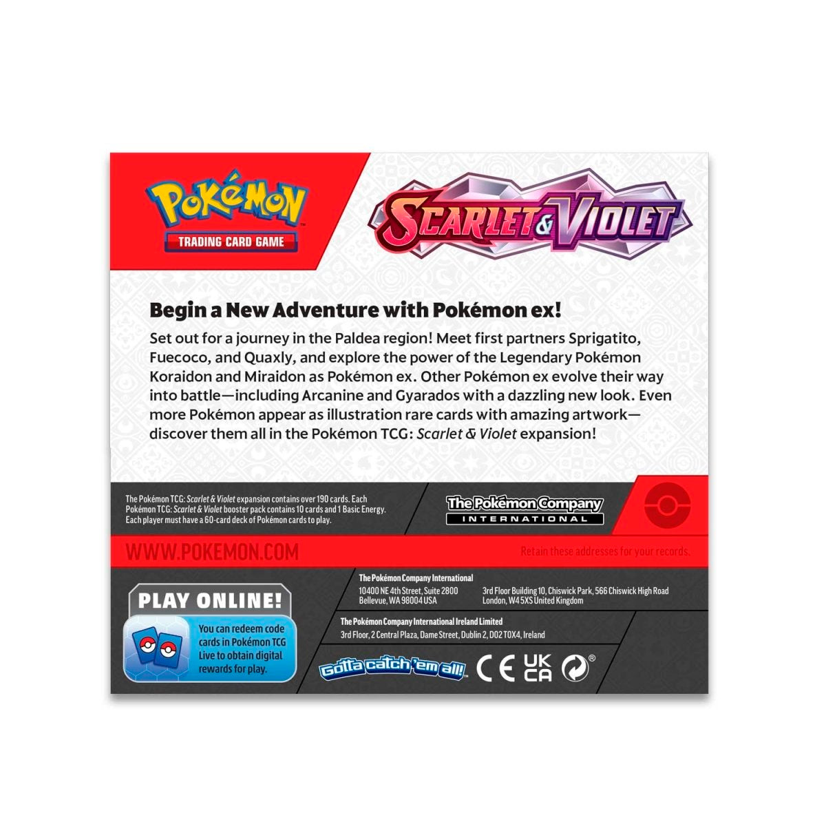 Pokémon TCG - Scarlet & Violet - Base Set - Booster Box